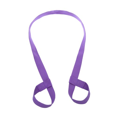 LOORGVEL 調節可能な綿製ヨガマットキャリースト 軽量で耐久性あり 持ち運