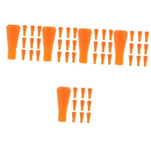 balacoo 5sets Rubber Arrowheads Replacement Arrow Tips for Lightweight Arrowheads 10pcs*5