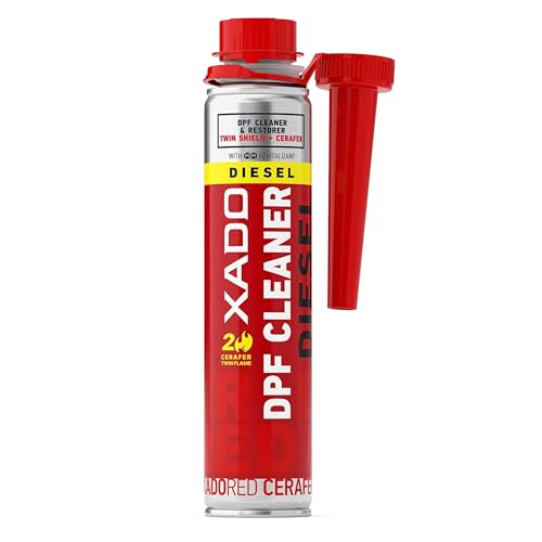 XADO RED DPF CLEANER Diesel Diesel Particulate Filter Cleaner & Regeneration Additive with Revitalizant Restores DPF Efficiency & Reduces Soot 250 ml