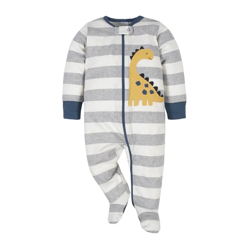 Image of Gerber Baby Boys' 4 Pack Sleep 'N Play Footie