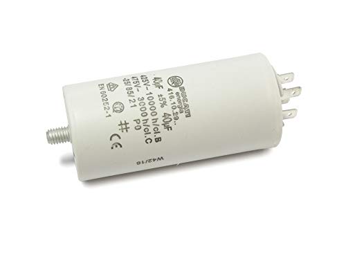 Condensateur moteur 40uF ± 5%/475V+GRD Ø45x92mm, DUCATI Cover