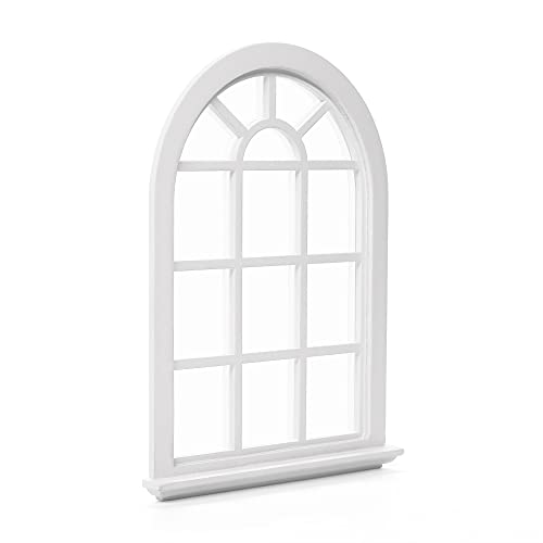 Odoria 1/12 Miniaturas Janela Dormer Acessórios Móveis para Casa de Bonecas