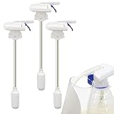 3 Pieces Automatic Drink Dispenser Milk Dispenser for Fridge Gallon Milk Jug Dispenser Magic Electric Tap Spill Proof Beverage Pump Wishope