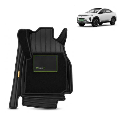 Image of EV MASTER 11D Car Floor Mats for Tata CURVV EV Hybrid (2026 Onwards) Complete Set | Waterproof | Anti-Slip | Luxury Premium Car Mat | Full Coverage | Custom Fitted Car Foot Mats
