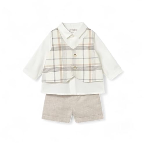 Parure de lit bébé 18 mois beige anti-froid avec gilet et short Mayoral