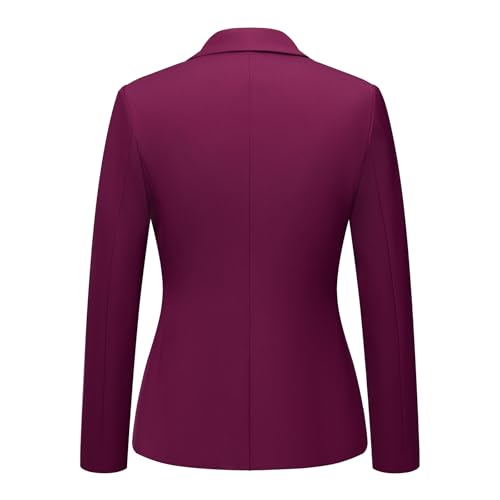 Women's 2 Piece Pant Suit Dressy Business Casual Outfits Notched Collar Blazer Professional Pantsuits Set for Work Office - Image 3