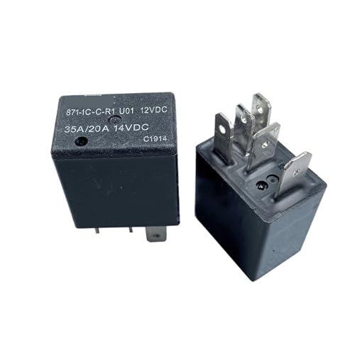 Relais de voiture 12VDC 5 broches 35A 871-1C-C-R1 U01 pour circuit électrique auto