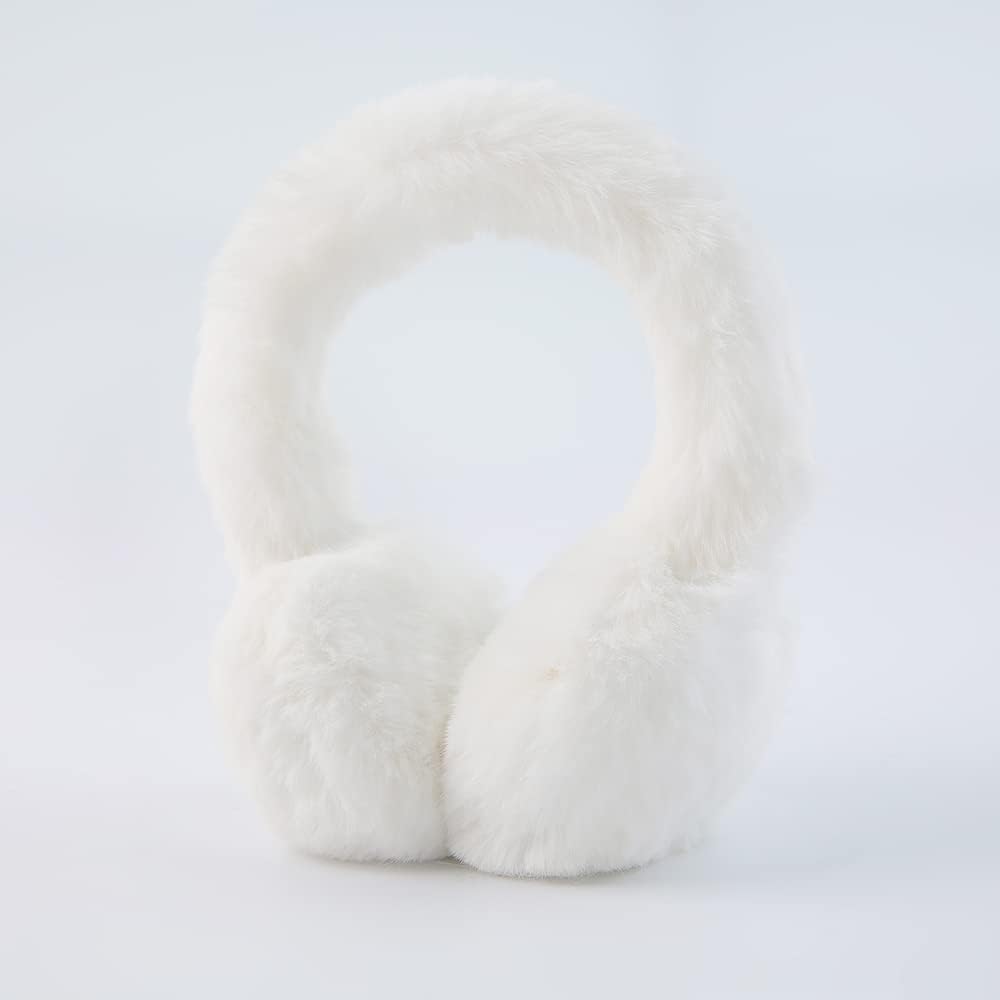ZOSCGJMY Faux Fur Ear Muffs for Women Girls Winter Cute Warm Furry Fluffy Earmuffs Ear Covers Outdoor - Image 2
