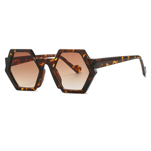 Lunettes de soleil punk polygonales idéales pour les sorties et activités extérieur