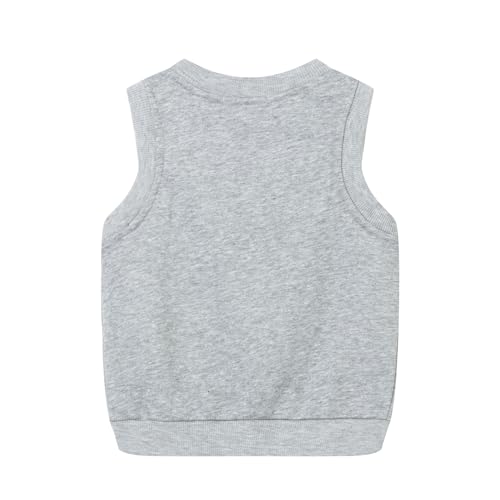 Mud Kingdom Little Boys Girls Vests Outerwear Cute Cartoon Embroidery2