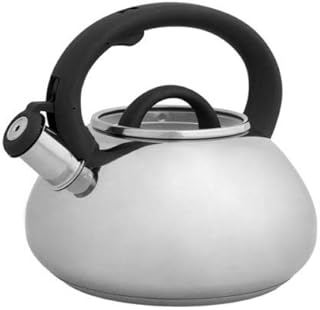 Bollitore Acciaio Inox con Manico Soft Touch Nero Brandani 2,5 Litri