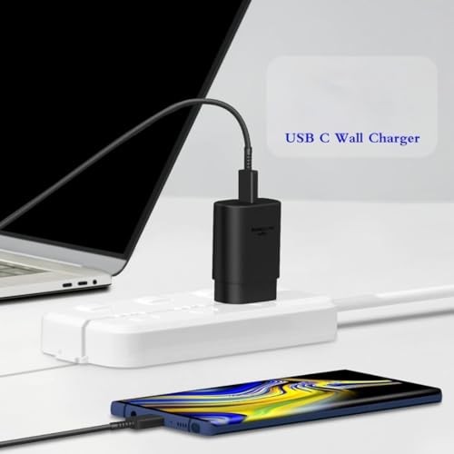 Image of KUZOOM 60W USB C to C Fast Charging Cable, Type C to Type C Cord for Samsung Galaxy S24 /S23 /S22 /S21 /S20, Note 20 /Note 10, Z Fold 3 /4 /5, iPhone 16 Series - Black