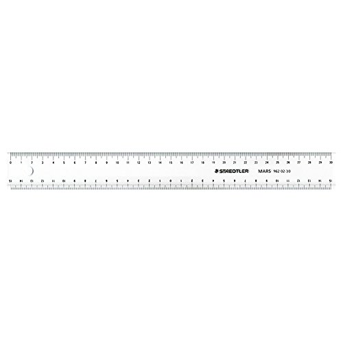 Règle acrylique Staedtler Mars 962 02-30 importée du Japon avec échelle en mm