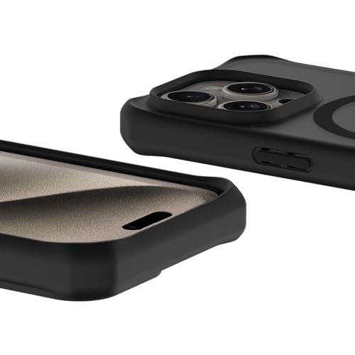 Coque antichoc iPhone 15 Pro Max résolvant les risques de chute MagSafe mate