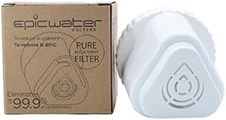 REPLACEMENT FILTER for Epic Pure Water Filtration Pitcher/Removes Fluoride, Lead, Chromium 6, PFOS, PFOA, Heavy Metals, Pesticides, Chemicals, Industrial Pollutants/BPA-Free/Filters 150 Gallons