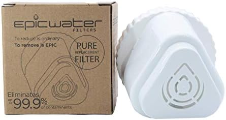 Replacement Filter for Epic Pure Water Pitcher or Dispenser / 150 Gallon Long Last Filter | BPA Free. Removes Fluoride, Chlorine, Lead, Microplastics, PFC, PFOA, PFOS, PFAS.