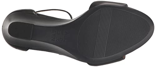 Naturalizer Womens Vera Wedge Ankle Strap Heeled Dress Sandal,Black Leather,8W #TOP3