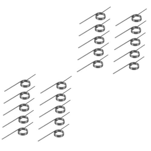 VANZACK 10-Pack Stainless Steel Torsional Springs for Trash Can Lids - Replacement Parts for Small Garbage Bins Easy to Install Spring Accessories