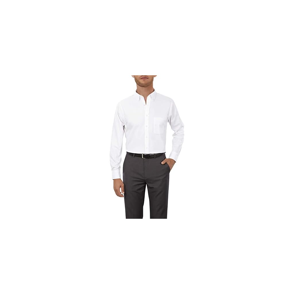 Van-Heusen-Mens-Dress-Shirt-Regular-Fit-Pinpoint-Solid