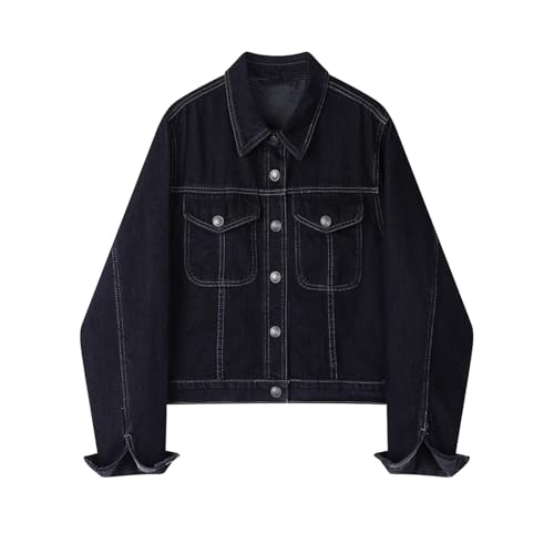 Veste courte en denim style Hong Kong pour sublimer votre taille ce printemps