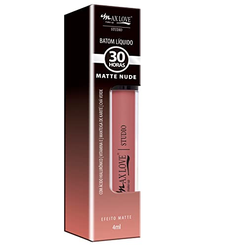 MAXLOVE Batom Nude Matte 30H 653 Max Love