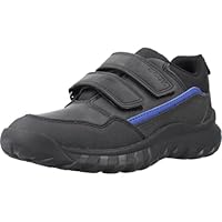 Geox J SIMBYOS BOY A Sneaker, Black, 10 UK Child