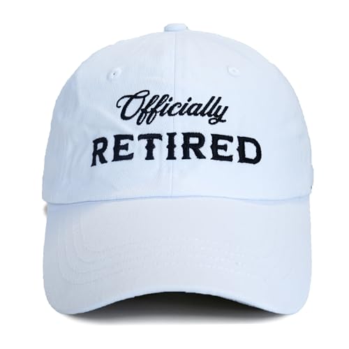 Image of Officially Retired Hat for Men Women Ritirement Gift, Embroidered Not My Problem Anymore Baseball Cap