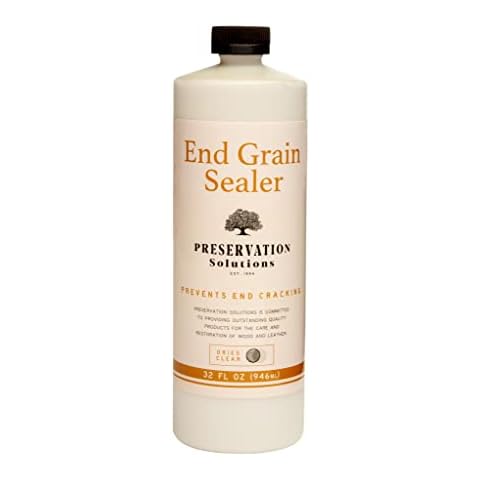 Preservation Solutions - End Grain Sealer Clear 1 Quart - Prevents End Cracking Cover