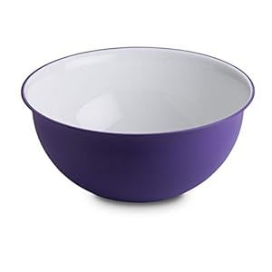 OMADA Design Insalatiera Antibatterica 6,5 lt, in Plastica, Idonea a Microonde, Lavastoviglie, Made in Italy, Linea Sanaliving