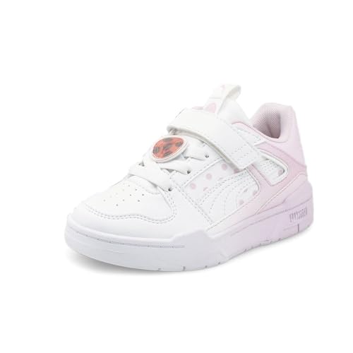 PUMA Kids Girls Slipstream Miraculous Slip On Sneakers Shoes Casual - White - Size 2 M2