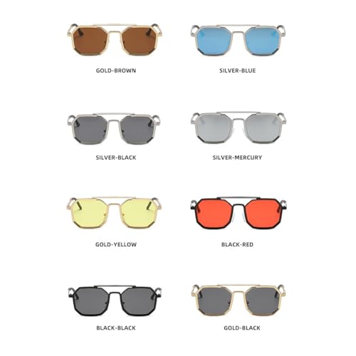 helena Fashion Polygon Sunglasses Men Vintage Sunglasses Retro Small Square Shades Glasses UV400 Protection 20253