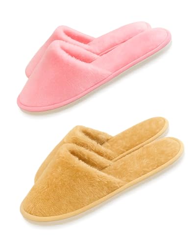 Image of Premium Fur Home Slippers For Women & Men For Winter Capet Slippers for Bedroom Indoor Carpet house slides