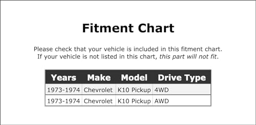 Locking Hub Service Kit Compatible With Chevrolet K10 Pickup 1973 1974 PC-396084