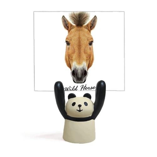 Support pour mémo cheval marron stable à pince pour ranger vos notes