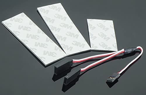 Speakers Motor Sound Simulator 10 Sound Effect Two Speakers Accelerator Linkage Engine Sound Group for 1/10 RC Crawler W2