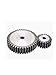 1M 13/14/15/16/17/18Teeth Gear Rack Spur Gear Machinery Industry 45 Steel CNC Pinion 1Pcs(5mm,1PC 15Teeth)