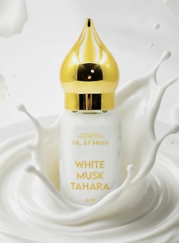 Image of White Musk Tahara Attar for Men & Women | Premium Non Alcoholic Roll On Perfume Oil | Long Lasting Soft Clean Musky Floral Fragrance | Daily Wear Ittar | 6 ml