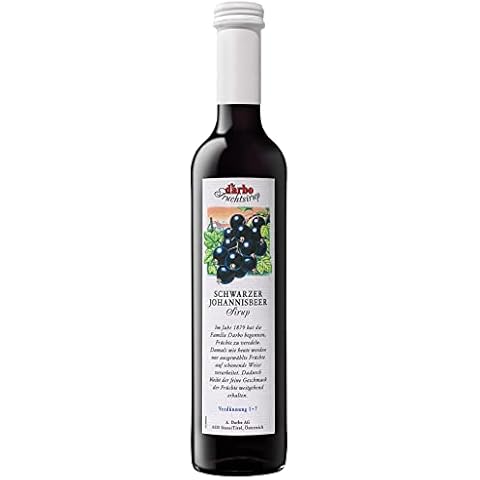Darbo Schwarzer Johannisbeer Sirup, 500 ml Flasche Cover