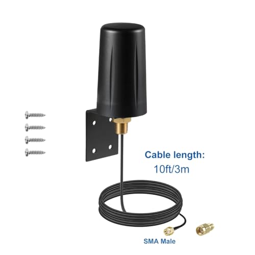 Image of Long Range External 4G Cellular Antenna Booster for Verizon AT&T T-Mobile 4G LTE Router Gateway Spypoint LM2 Flex Link Micro Tactacam Reveal Stealth Cam Hunting Trail Camera, Slinkdsco