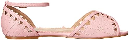 Bettie Page Women's BP100-AGNES Mary Jane Flat, Pink, 8 | Image 5