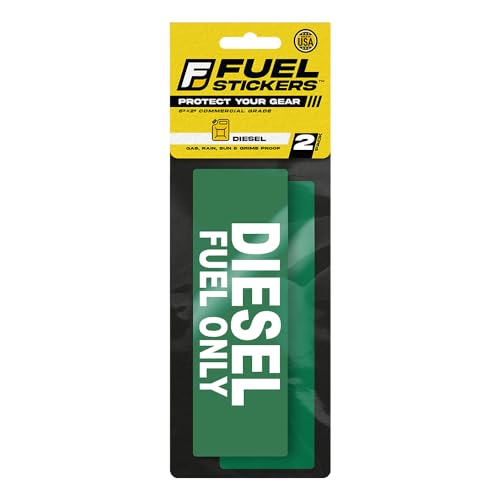 Autocollant diesel résistant aux intempéries pour réservoir lot 20