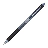 Pentel EnerGel-X Retractable Liquid Gel Pen, 0.5 mm, Black, Pack of 12