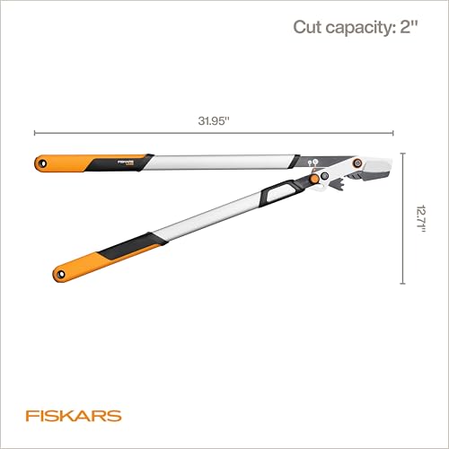Image of Fiskars DualAction Lopper, 2-in-1 Lopper with Dual Cutting Modes, S Mode for Precise Snips for Stems, L Mode for Power Through Branches, Low Friction Steel Blade, 2 inch Cutting Capacity