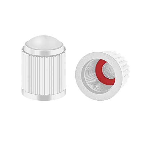 【Materiale Di Alta Qualità】: I tappi dello stelo della valvola sono realizzati in plastica e gomma durevoli, antipolvere e ben costruiti, in grado di proteggere le valvole da sporco e polvere, resistenti agli agenti atmosferici per prolungare la durata del pneumatico. Possono anche aiutare a sostituire il tappo della valvola originale rotto del pneumatico.