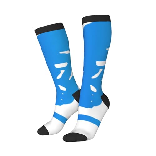 Triathlon Heartbeat Funny Socks Crazy Socks,Soft & Breathable Fun Socks