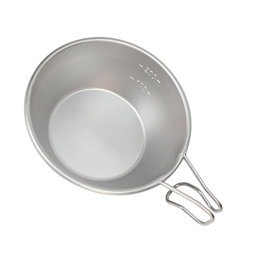 Laikoutd Stainless Steel Camping Cup Stackable Hangable Soup Bowl Portable Coffee Cup Picnics Tableware For Camping And Picnics