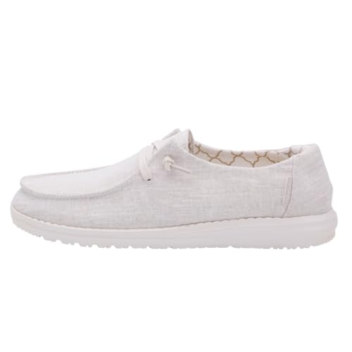 Image of HEYDUDE Women's Wendy Metallic Sparkle Slip On Shoes | Stylish Fashion Loafers for Women | Lightweight & Comfortable