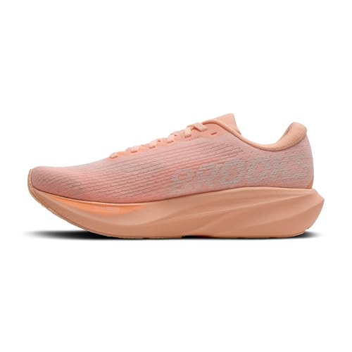 Brooks Women’s Ghost Amp Neutral Running Shoe - Peach/Peach/White - 7.5 Medium - image 5