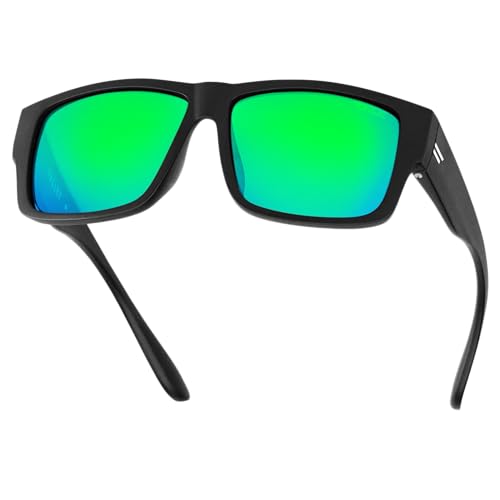 Image of TOROE Z87+ Polarized Safety Sunglasses Matte Black TR90 Frame, ANSI Rated Lens
