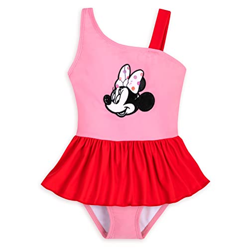 Disney Minnie Mouse Adaptive Swimsuit for Girls M (7/8) Multicolored